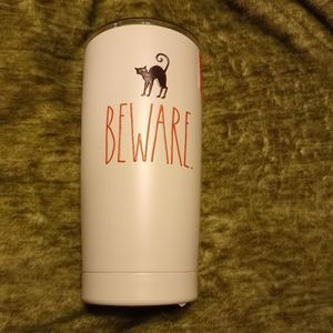RAE DUNN BEWARE HALLOWEEN TUMBLER